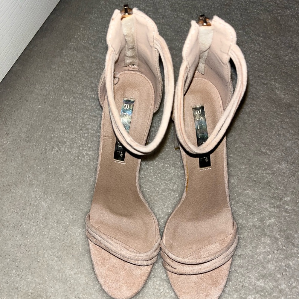 Elegant Beige Women's Heels